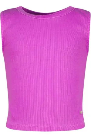 Vingino T-shirt dziewczęcy Basic-Crop Rib Top, , 8 lat