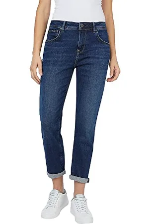 Pepe Jeans Damskie Spodnie Damskie, Dżinsy Fioletowe, 000 Denim, 27 W Talia Regular