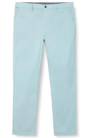 Tommy Hilfiger Męskie DENTON DRUKTURA CHINO MW0MW37717 Chino, niebieski, 32W / 34L, , 32W / 34L