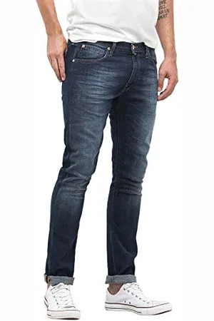 Lee LUKE Dżins Mężczyźni, Niebieski Gcby, 38W / 34L