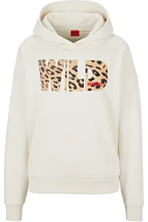 HUGO BOSS Damska bluza z kapturem Relaxed Hoodie_3, , S