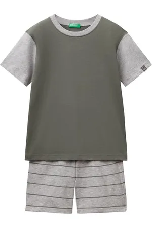Benetton Pig(T-Shirt+Short) 30960P08R zestaw piżamowy, , 2XL dla dzieci, , XXL