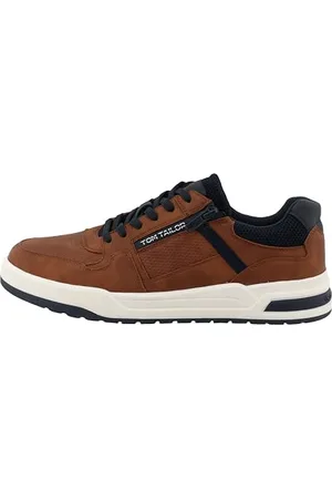 TOM TAILOR Męskie 9580010003 Sneakers, cognac, 43 EU, , 43 EU