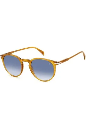 David beckham DB 1139/S Męskie okulary przeciwsłoneczne, Striped Yellow, 51, , 51