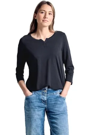 CECIL Kobiety Koszulka Deep Blue, XXL