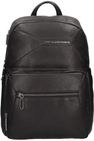 Piquadro Rhino Skórzany plecak 39 cm Kieszeń na laptopa, , Taglia unica