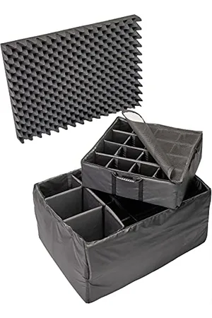 Peli 1665 Zestaw usztywnianych przegródek, oryginalne wyposażenie do skrzyń Protector, zgodność z następującymi produktami: 1650, Kolor: