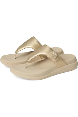 FitFlop Damskie sandały F-Mode GO BEADIE-Button ADJ. Płaskie sandały T/P, , 8 UK, , 42 EU