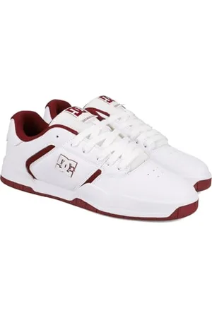 Dcshoes Męskie buty sportowe Central Sneaker, białe/PURPLE WINE, 41 EU, , 41 EU
