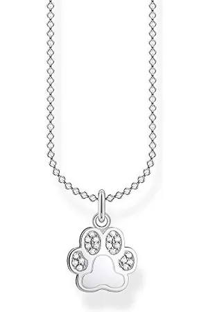 Thomas Sabo Damski naszyjnik łapa srebro wysokiej próby 925, długość 38-45 cm