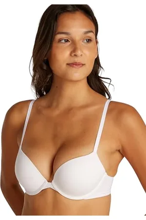 Calvin Klein PUSH UP PLUNGE damski, biały, 36C, , 80