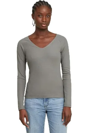 G-Star RAW Slim Rib LS V T WMN, , XS