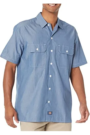 Dickies Męska koszula z krótkim rękawem Chambray, , S