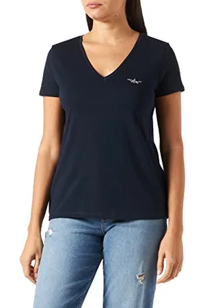 TOM TAILOR Damski T-shirt z haftem 1030470, , XS