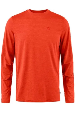 Fjällräven Fjallraven 12600214-214 Abisko Day Hike LS M Bluza męska Flame Orange rozmiar S