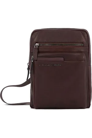 Piquadro Torba crossbody iPad® z ochroną RFID i kieszenią na telefon komórkowy, głowa Moro, , Taglia unica, 0