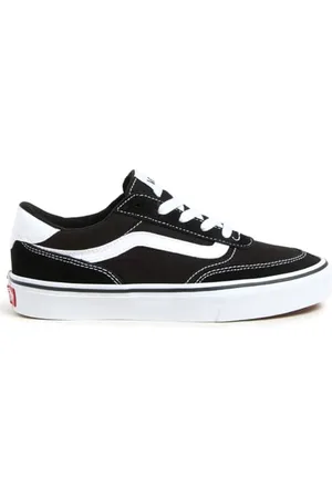 Vans Damskie trampki Brooklyn Ls, zamsz/płótno czarne/białe, 4,5 UK, , 37 EU