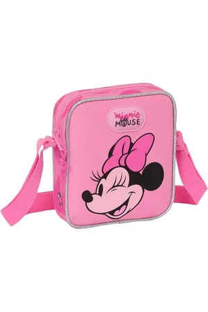 Safta MINNIE MOUSE LOVING - Mała torba na messenger, torba dla dzieci, torba dziecięca, idealna dla dzieci w wieku od 5 do 14 lat, wygodna i wszechstronna, jakość i wytrzymałość, 16x4x18 cm, kolor