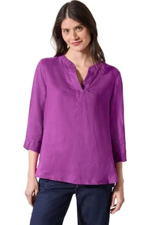 CECIL Linen_Solid Blouse, , L