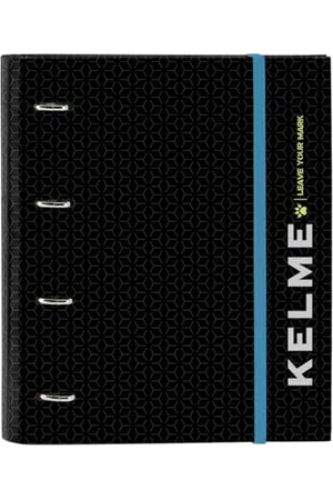 Safta KELME IRON Teczka na dokumenty z 4 pierścieniami, 35 cm, 100 kartek A4, idealny dla dzieci w różnym wieku, wygodny i wszechstronny, jakość i wytrzymałość, 27 x 3,5 x 32 cm, , M
