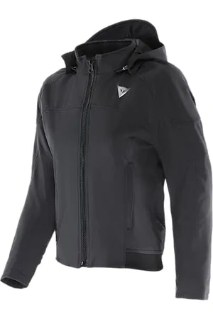 Dainese Damska kurtka motocyklowa Ignite 2 Tex Wmn z materiału z kapturem, czarna, rozmiar 52, , 52