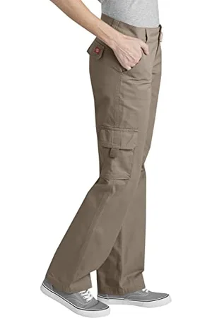 Dickies Damskie spodnie cargo o luźnym kroju z prostymi nogawkami, , 30