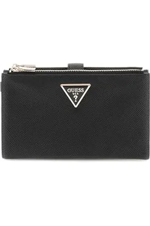Guess Laurel SLG DBL Zip Organizer, portfel damski, wyjątkowy, , Taglia Unica