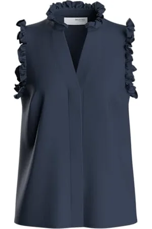 SELECTED Slfviva Sl Sun Ruffle Top Noos, , 36