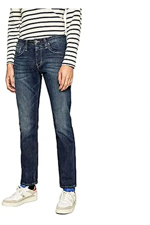 Pepe Jeans Męskie dżinsy Cash Regular Fit Regular Rise Denim, Niebieski (Denim-z45), 30W / 30L