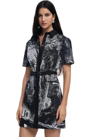 Desigual Vest_Tropic_LITOGRAPHY_LA, 2000 Czarny, S, , S