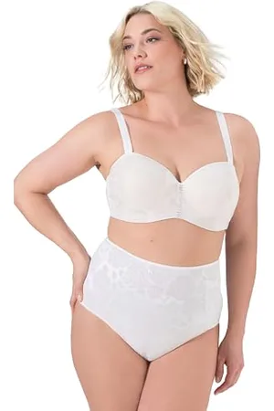 Ulla Popken Damskie duże rozmiary duże rozmiary plus size maxi brief, koronka, , 62-64 Duże rozmiary