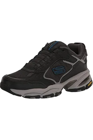 Skechers Męskie mokasyny wsuwane Vigor 3.0, Czarny/węgiel drzewny, 44 EU