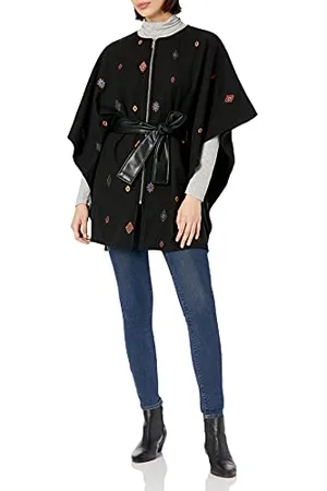 Desigual Damskie poncho_July TRIBU Milan Cold Weather Scarf, Red, U, , U