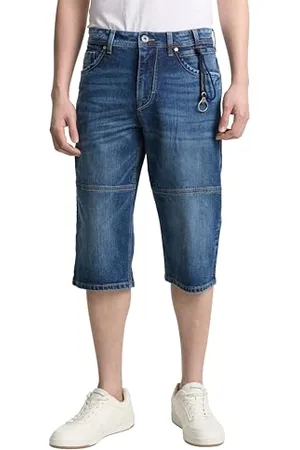 TOM TAILOR Męskie spodenki jeansowe bermudy, , 30