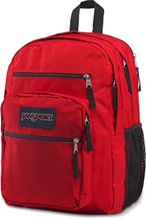 JanSport Unisex duży bagaż studencki - bagaż podręczny, Czerwona taśma, 34L US