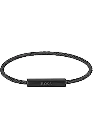 HUGO BOSS Biżuteria męska ALEK Collection bransoletka druciana ze stali nierdzewnej, Jeden rozmiar, Stal nierdzewna, Bez kamieni szlachetnych