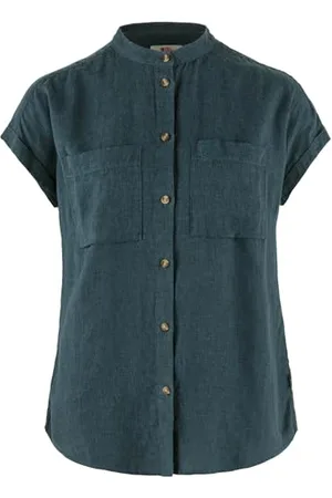 Fjällräven Fjallraven 14600160-570 Övik Hemp Shirt SS W Shirt damska , rozmiar L, , L