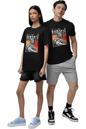REPUBLIC OF CALIFORNIA Unisex URCTS018-L-BK Le-Love-C-est-Surext-T-Shirt- , L, , L
