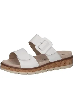 Caprice Damskie 9-27206-44 pantofle, białe nappa, 40 EU, , 40 EU