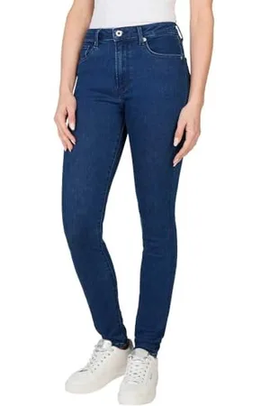 Pepe Jeans Damskie dżinsy super skinny Hw Pl204738, dżinsy, niebieskie, 25W/28L, , 25W / 28L