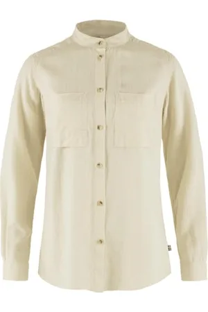 Fjällräven Fjallraven 14600149-113 Övik Hemp Shirt LS W Shirt damska Chalk White rozmiar S, , S