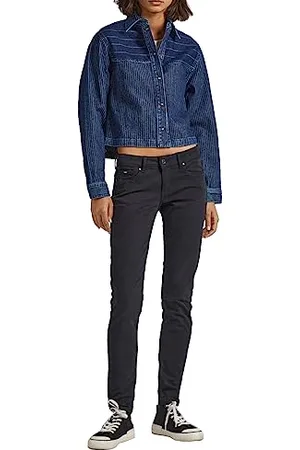 Pepe Jeans Soho Dżinsy Damskie, Czarny (czarny), 24W / 28L
