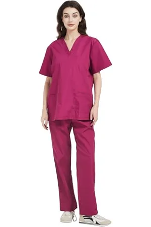 MISEMIYA Zestaw Uniform Unisex Bluzka - Mundur Medyczny z Górą i Spodniami - Ref.6801-6802, , M