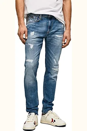 Pepe Jeans Męskie dżinsy Stanley Stardust, Niebieski (denim), 28W / 34L