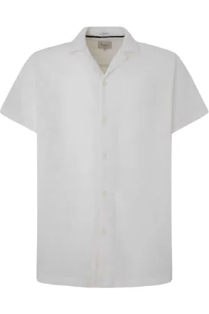 Pepe Jeans Męska koszula Pamber, biała (biała), XL, , XL