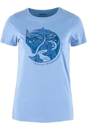 Fjällräven Fjallraven 89849-537 Arctic Fox Print T-Shirt W T-Shirt damski Ultramarine rozmiar M, , M
