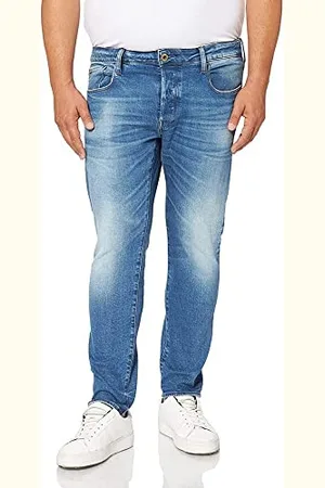 G-Star 3301 Slim Jeans Dżins Mężczyźni, Blue (lt indigo aged 8968-8436), 33W / 32L