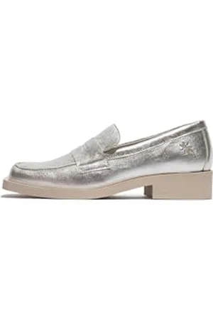 Fly London Damskie mokasyny REIF194FLY, srebrne, 40 UK, , 41 EU