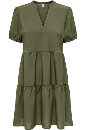 ONLY Onlnova Life Elite S/S Thea Dress Solid, , XL