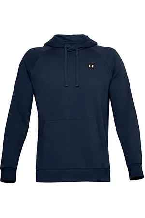 Under Armour Mężczyźni Rival Bluza z Kapturem, Biały, M
